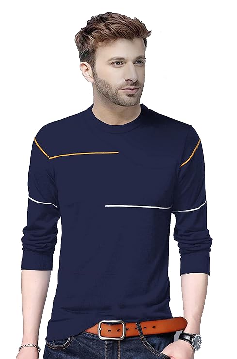 Mens Cotton Half Sleeve Regular fit Round Neck T-Shirt