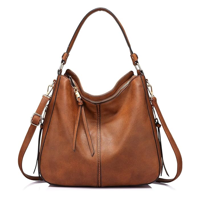 Women Inovera Faux Leather Handbags Shoulder Hobo Bag Ladies Big Purse With Long Strap
