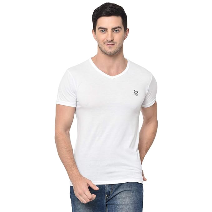 Men's V Neck Cotton Tshirt