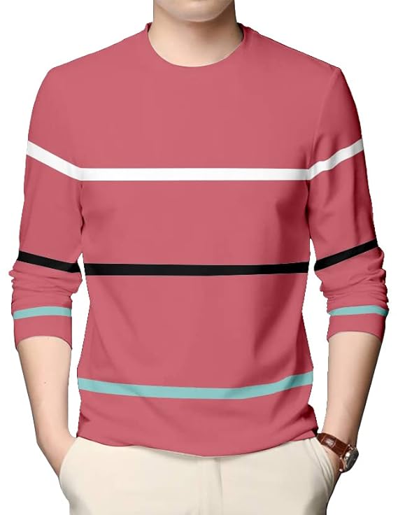 Round Neck Full Sleeve T-Shirt for Men