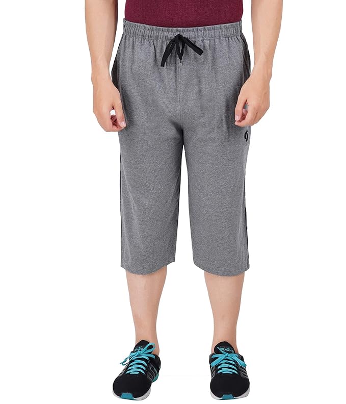 en's Regular Fit Three Fourth Capri