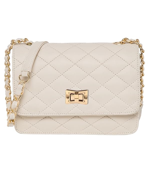 Women's Girls Quilted Cross Body Sling Bag