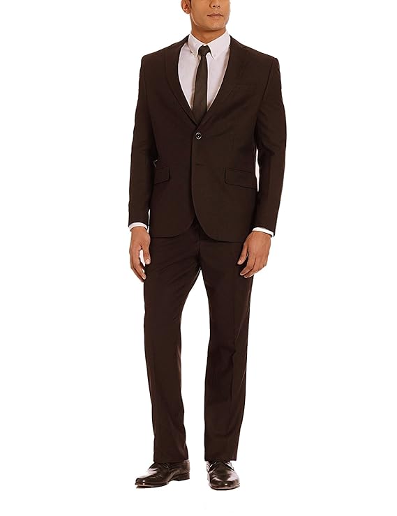 Men Regular Fit Two Piece Suit