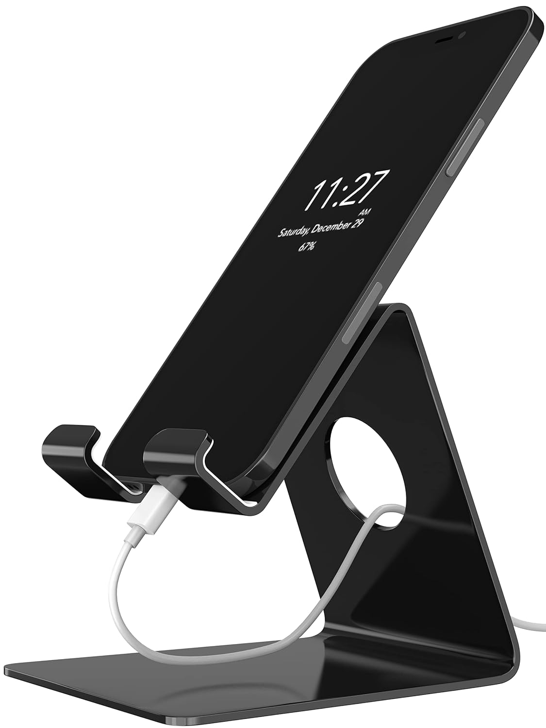 Mobile Phone Mount Tabletop Holder for Phones and Tablets - Black
