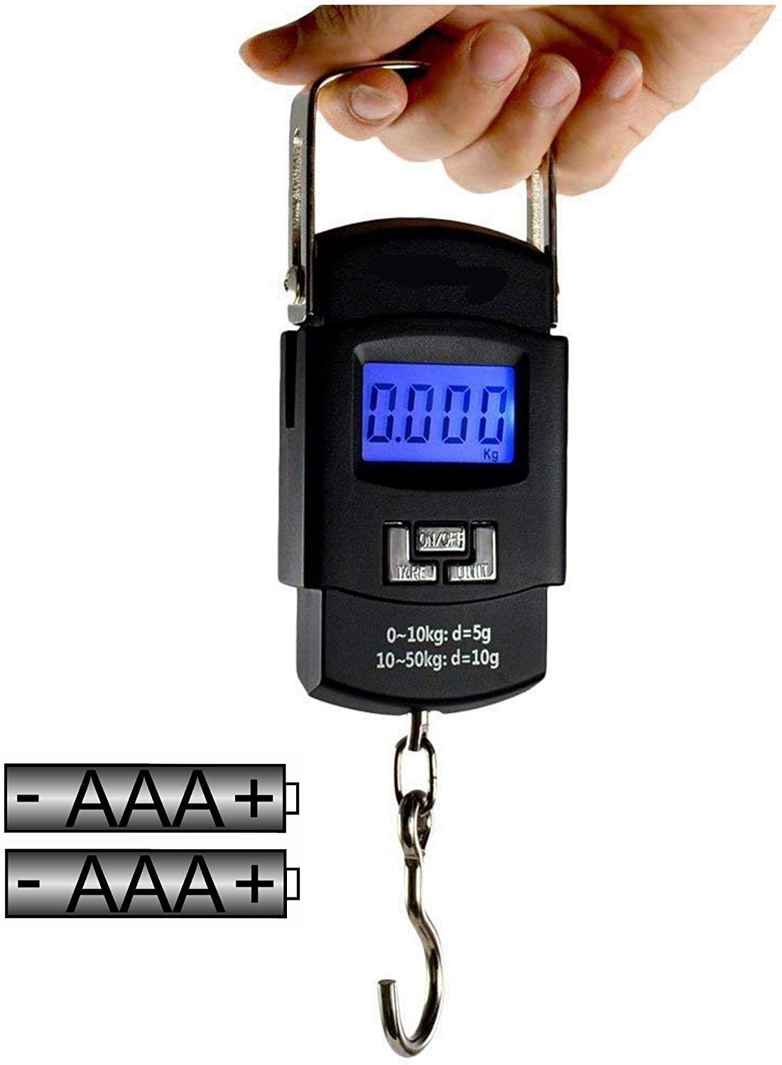 Electronic Portable Digital LED Screen Luggage Weighing Scale, 50 kg/110 Lb For Multi-Purpose Use.