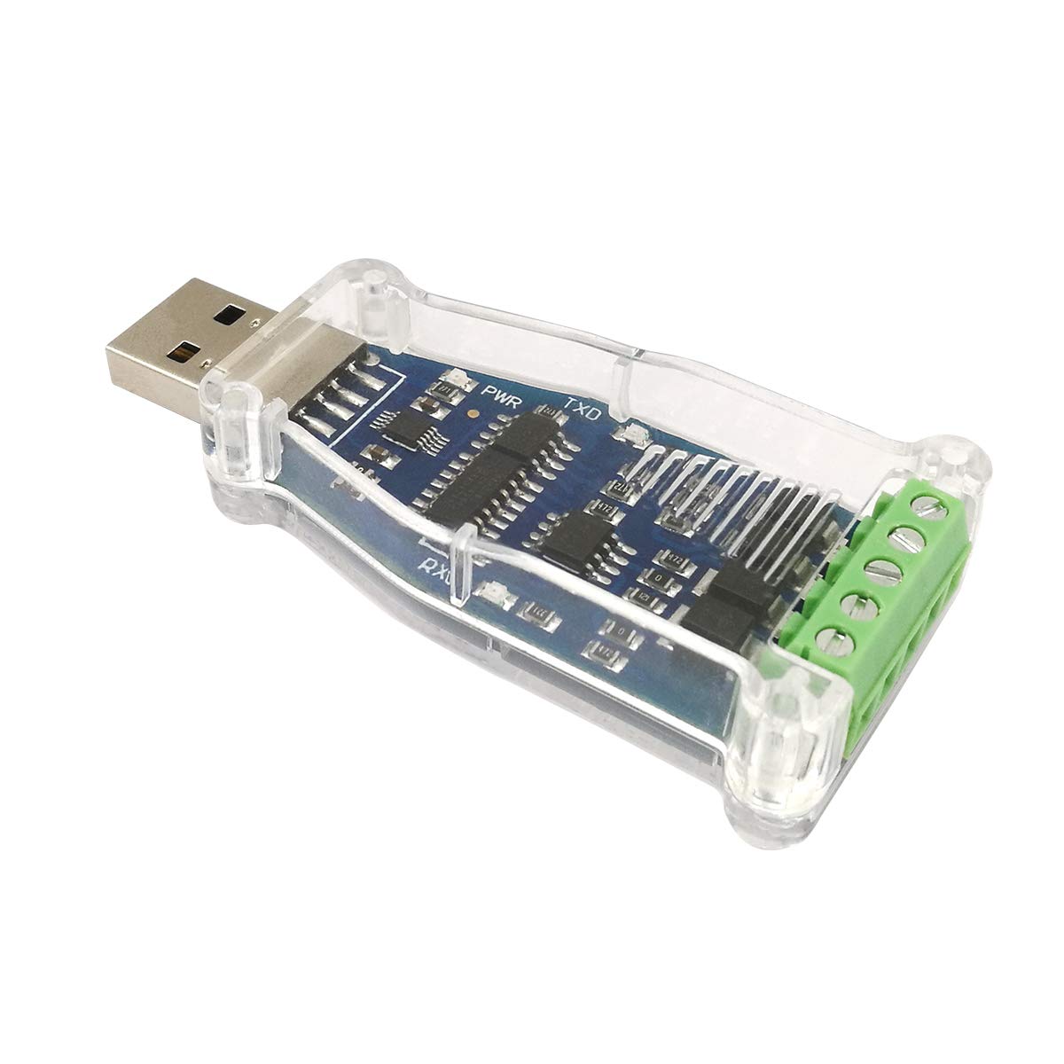 SH-U08A USB to RS422 RS485 Adapter with CH340E Chip for Windows 10,8,7