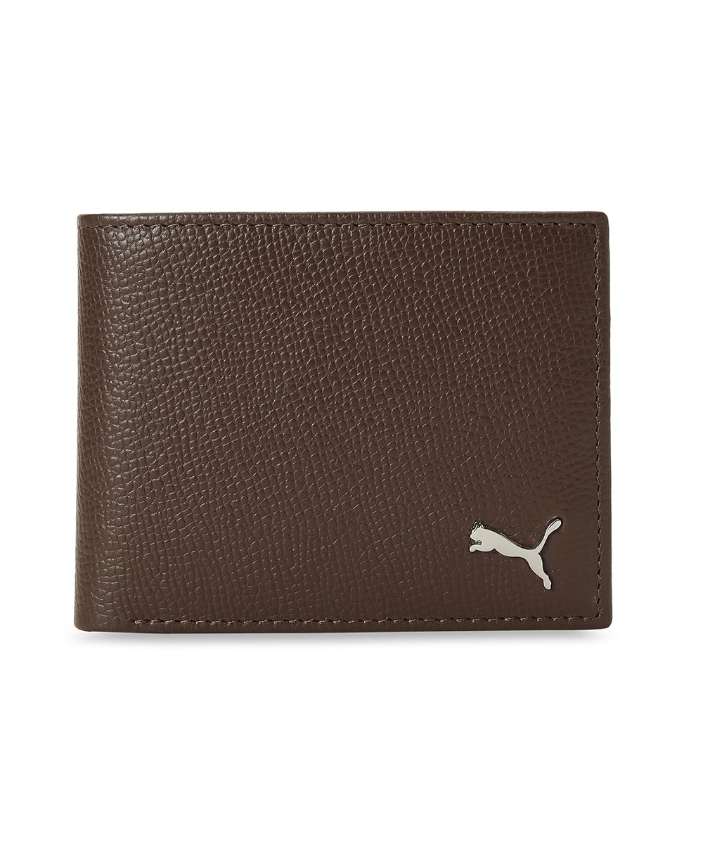 Unisex-Adult Leather Plain Wallet, Brown Mushroom
