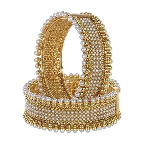 Traditional Gold Plated Bangles for Women and Girls