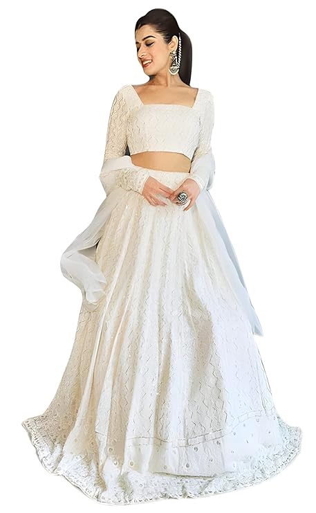 Women's Embroidered Georgette Lehenga Choli for Women I Morpeach I Designer I New I Bridal I Navratri I Bollywood I Letest I Stylish I Ready to wear I Lehenga for women