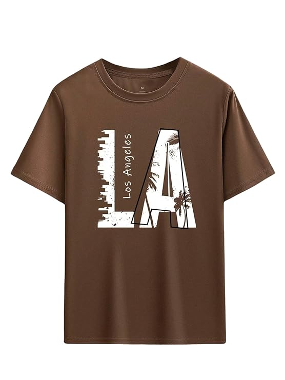 Men T-Shirt || Regular Fit T-Shirt for Men || Printed T Shirt || T-Shirt