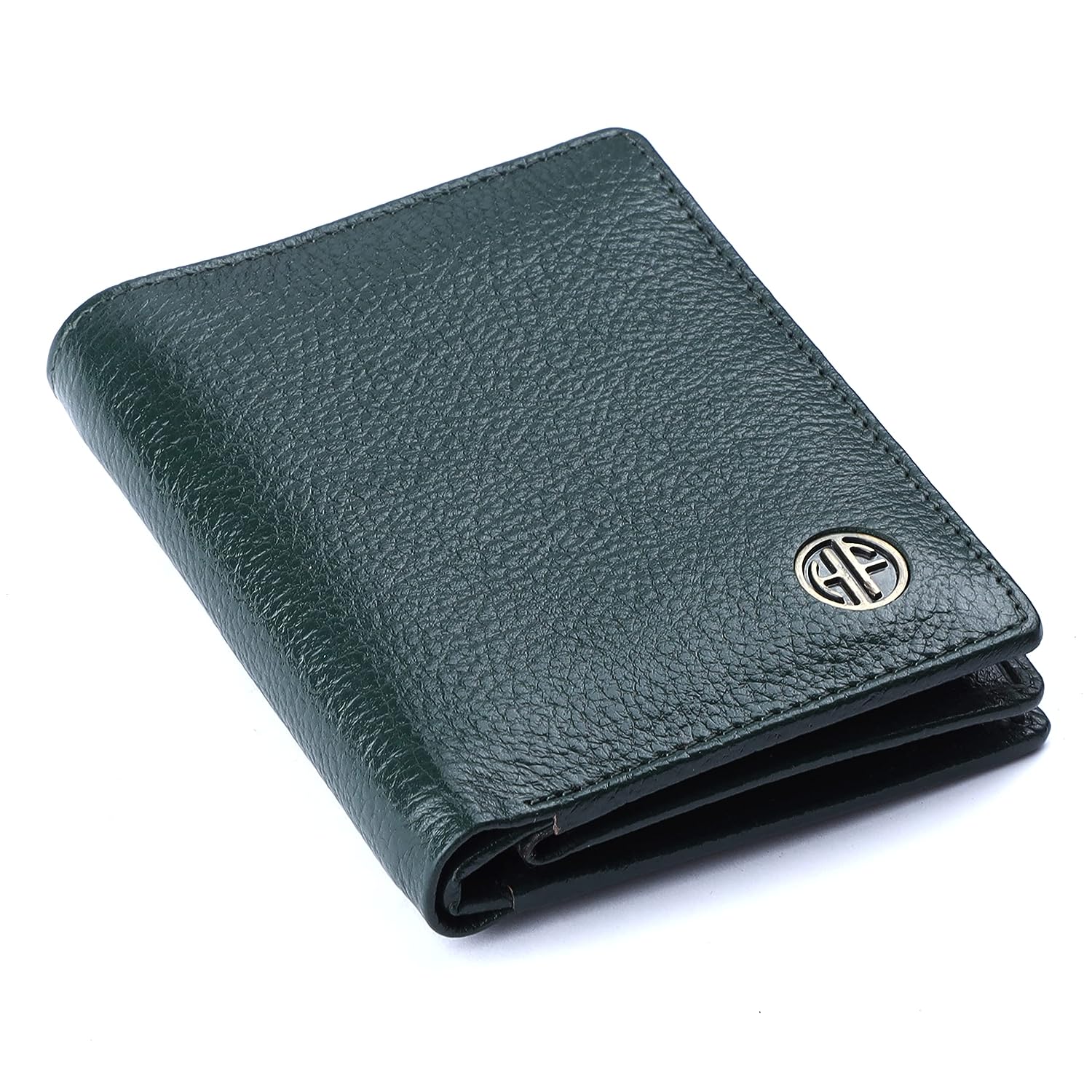 Genuine Leather Wallets for Men - RFID Protected Bi-Fold Money Wallet with 3 ATM Credit/Debit Card Slots - Gift for Men - Sea Green