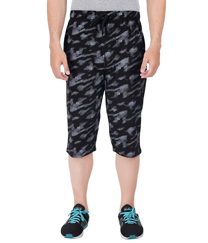 Men's Regular Fit Three Fourth Capri